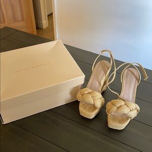 Loeffler Randall Women's Fae Natural Platform Heel